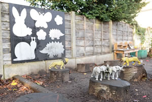 Chetnuts Day Nursery Preschool Outdoor Area
